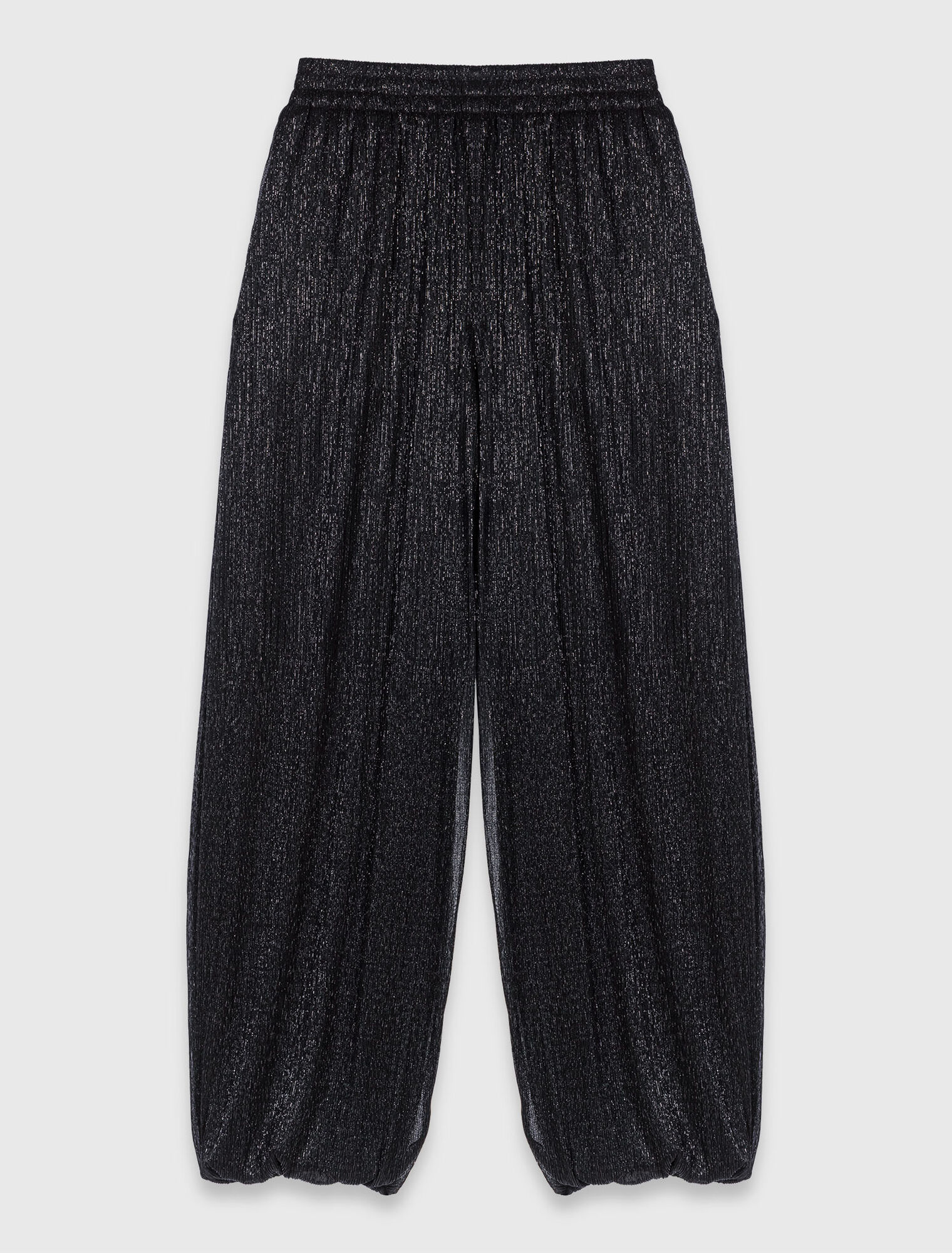 Pantaloni sarouel metallizzati