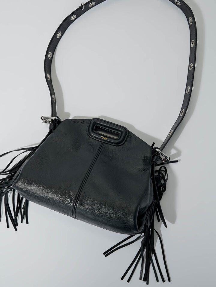 Mini-bag Miss M in pelle craquelé