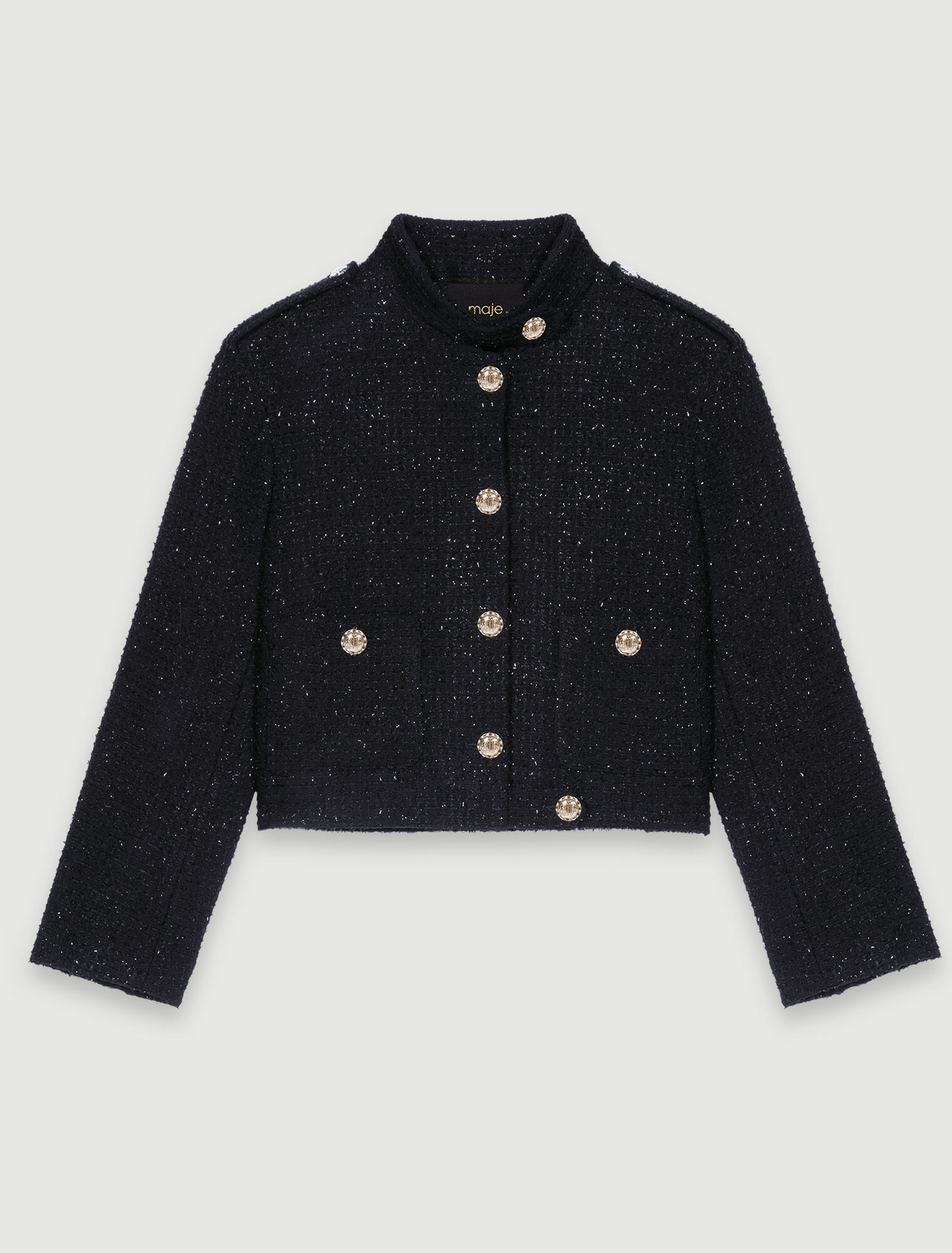Giacca corta in tweed