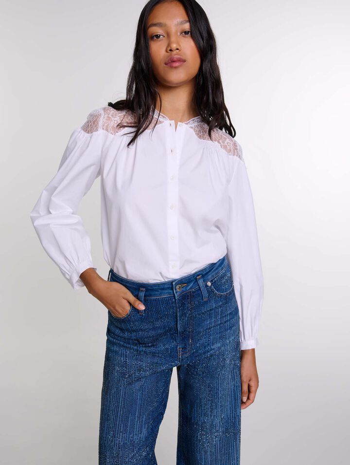 Camicia in pizzo