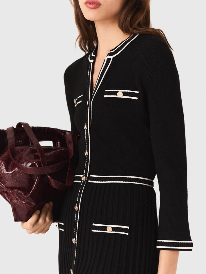 Abito midi in maglia