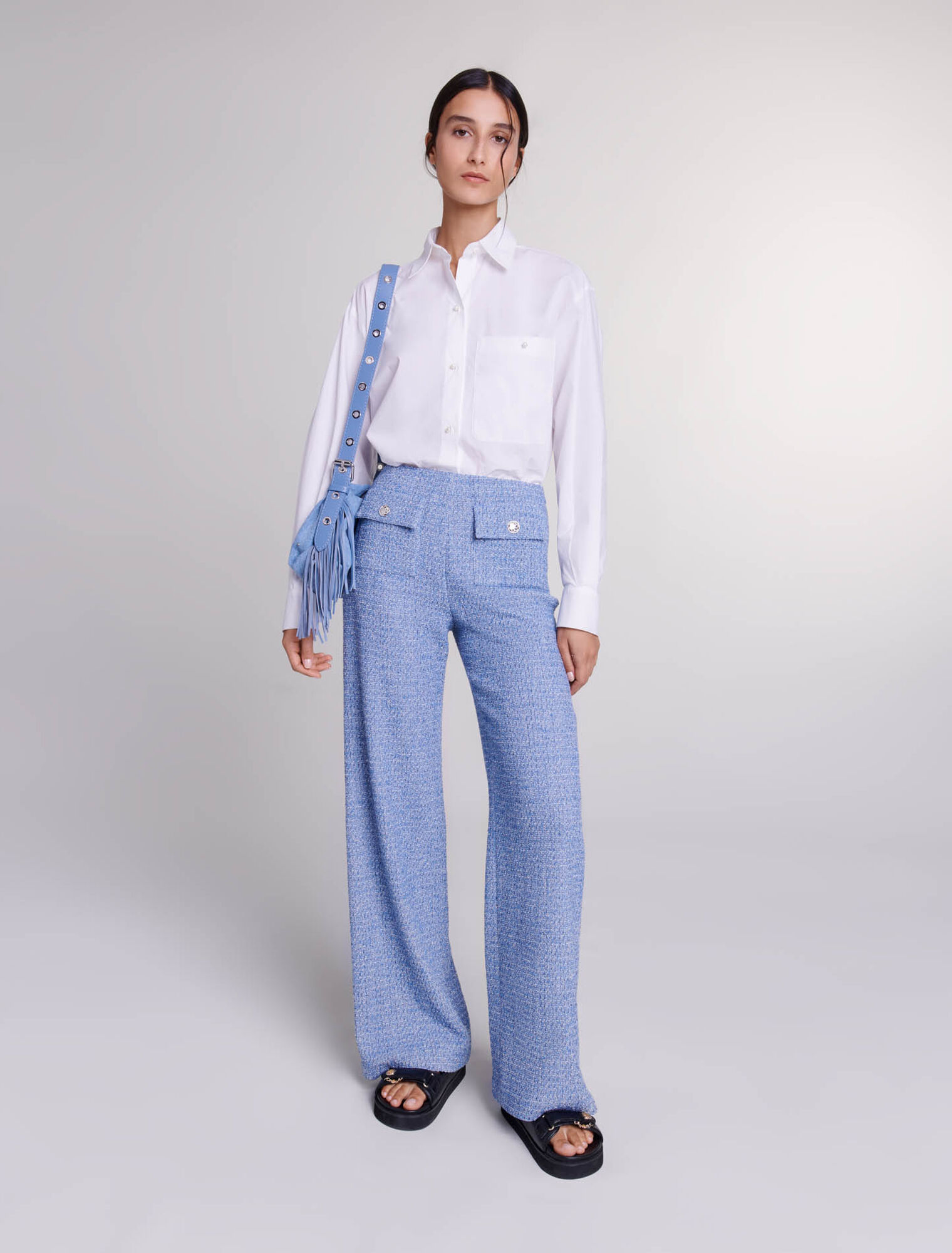Pantaloni in tweed
