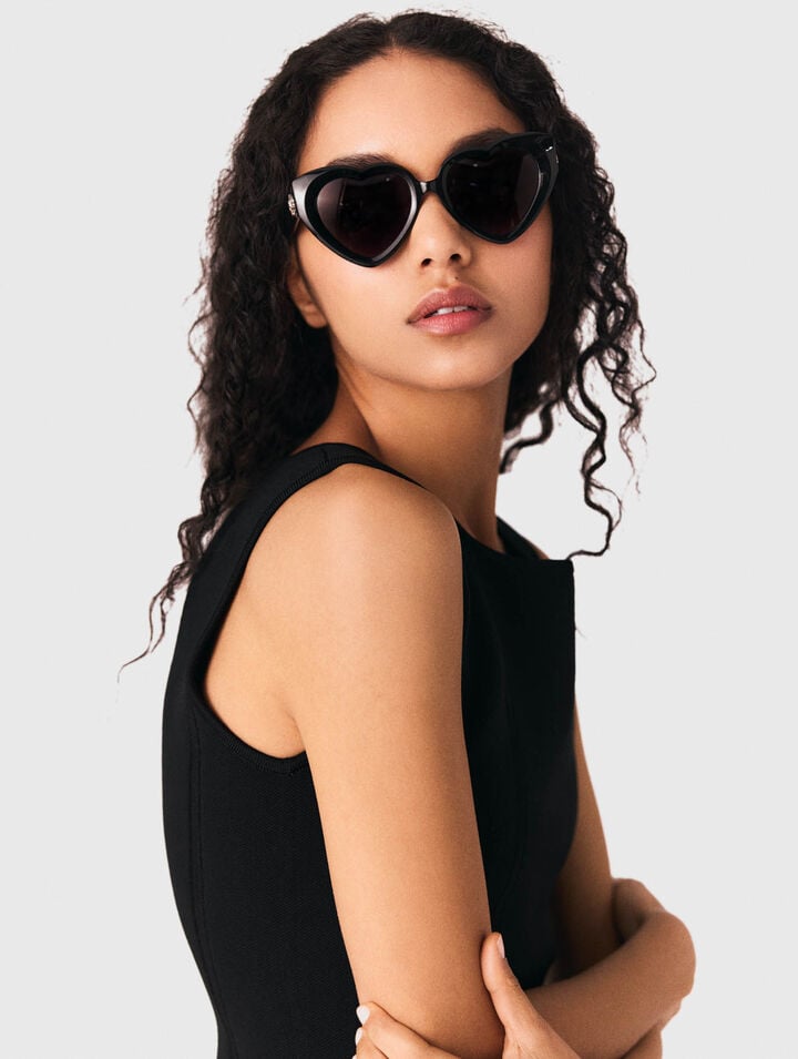 Occhiali da sole a cuore