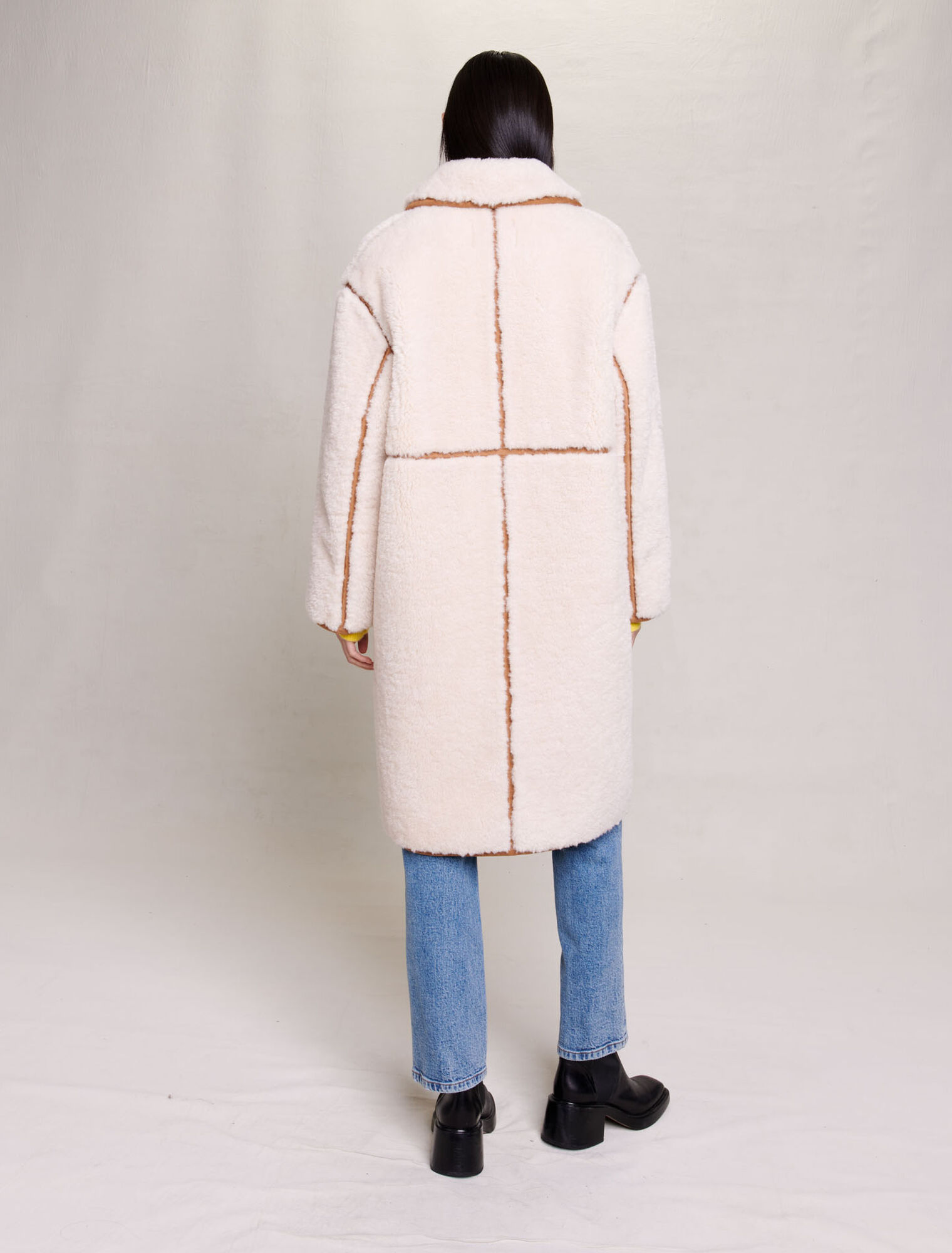 Cappotto lungo patchwork