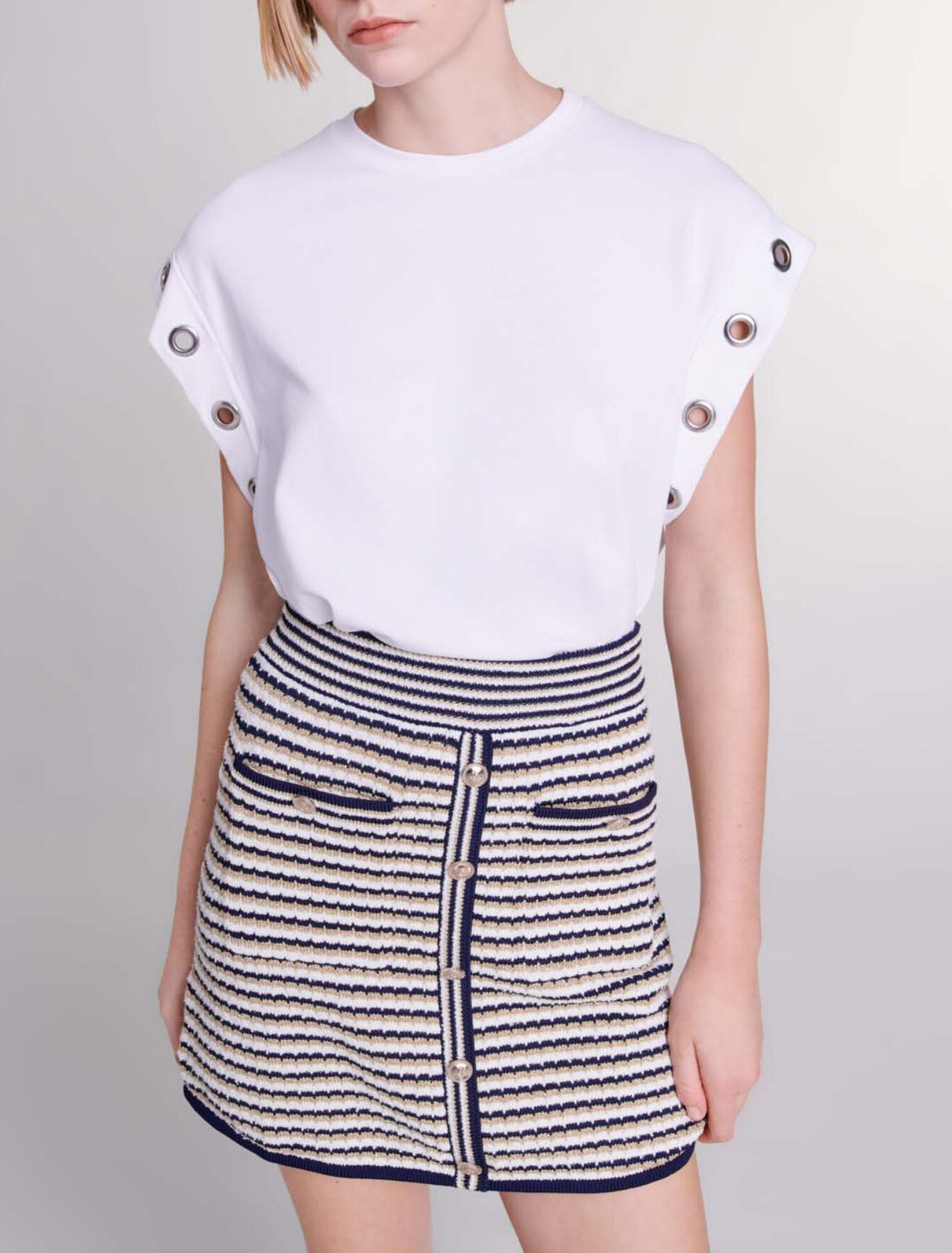 Gonna corta in maglia