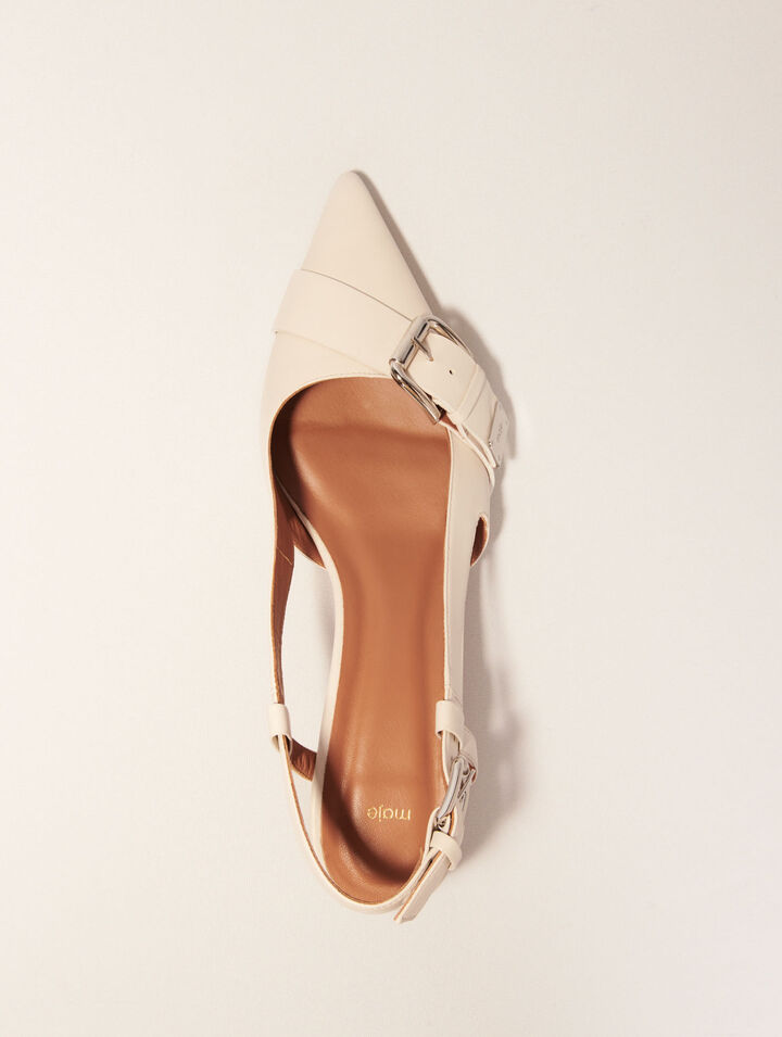 Décolleté slingback doppia fibbia