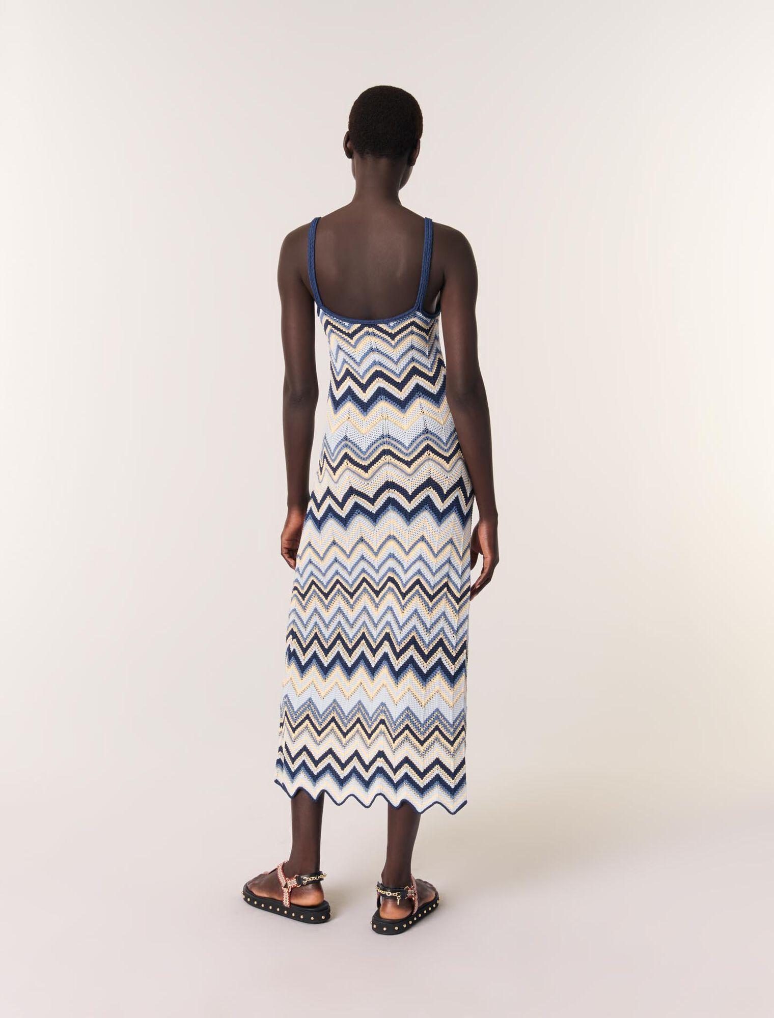 Abito lungo in crochet