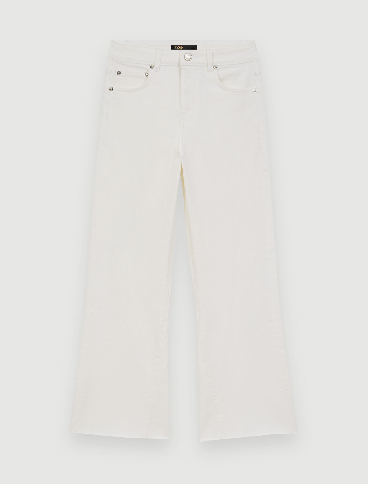 Jeans bianchi dritti