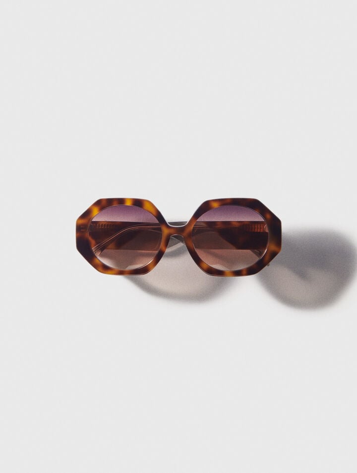 Occhiali tondi in acetato