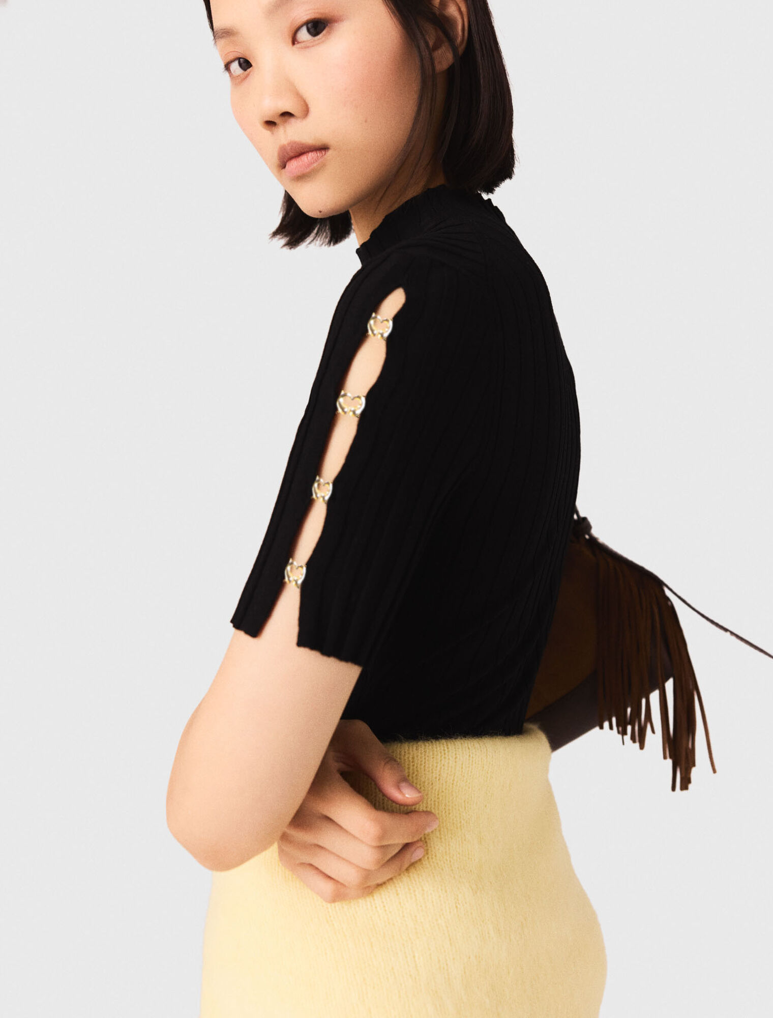 Abito corto in maglia