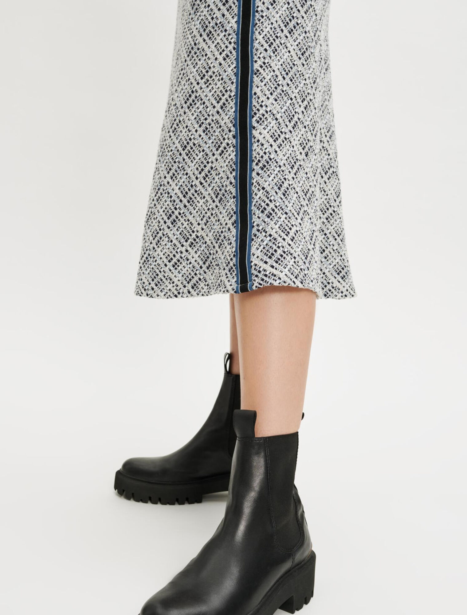 Gonna midi in tweed