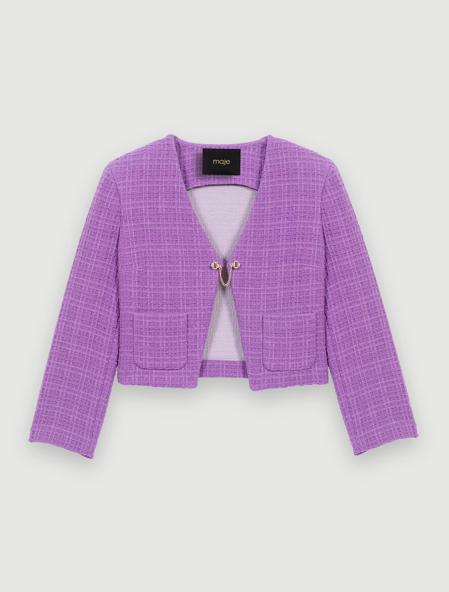 Giacca corta in tweed