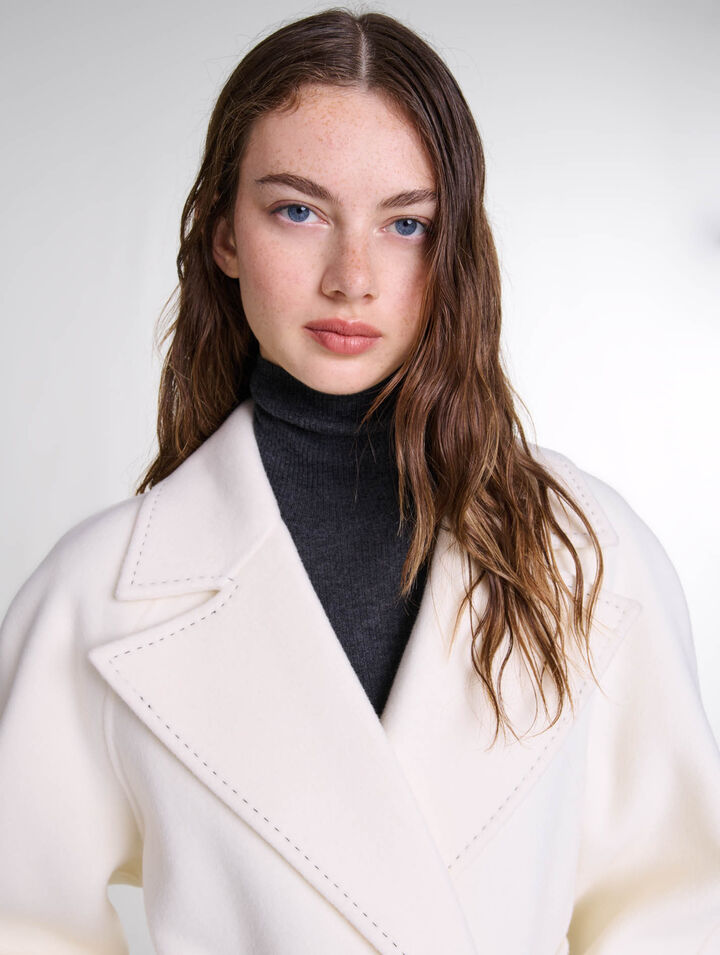 Cappotto double face medio lungo
