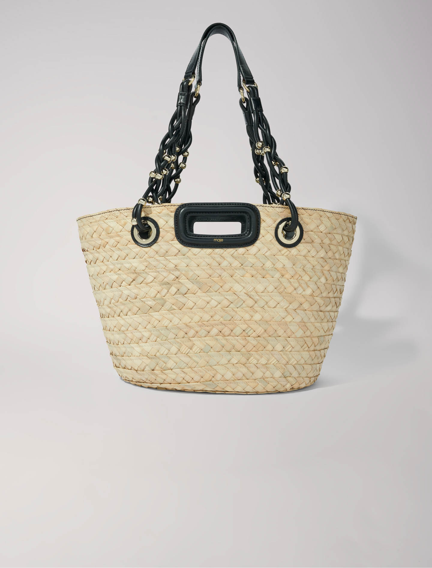 Borsa a cestino in rafia Tutte le borse Maje