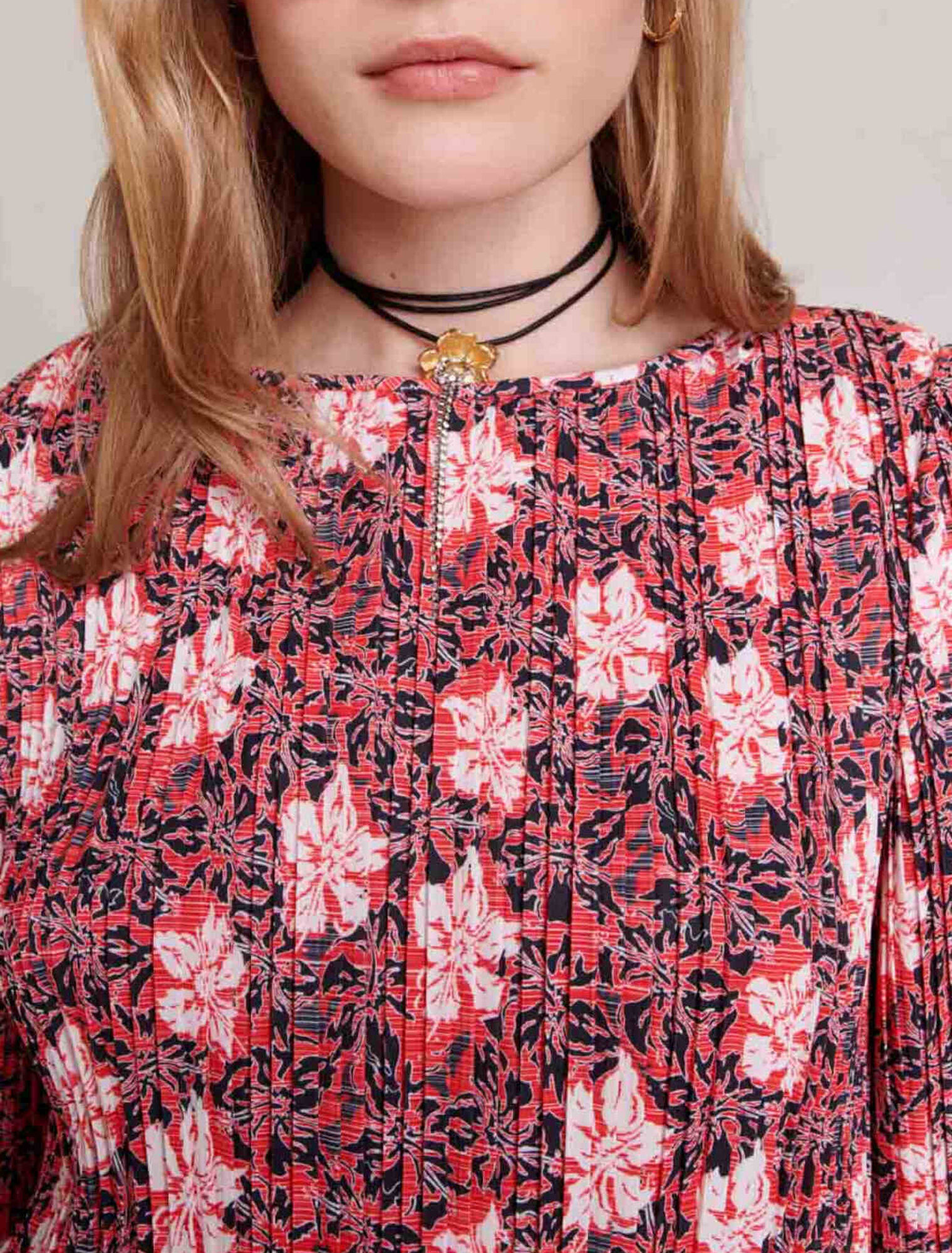 Abito corto floreale