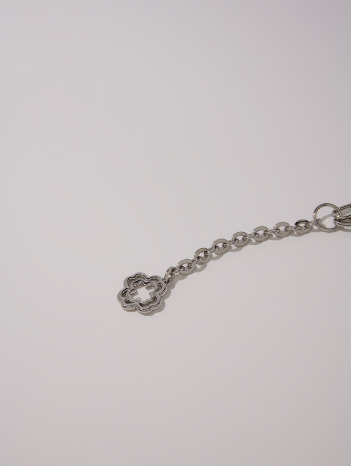 Cintura a catena con logo del Clover