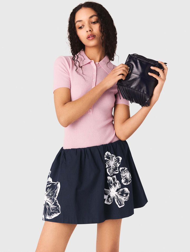 Gonna corta in cotone