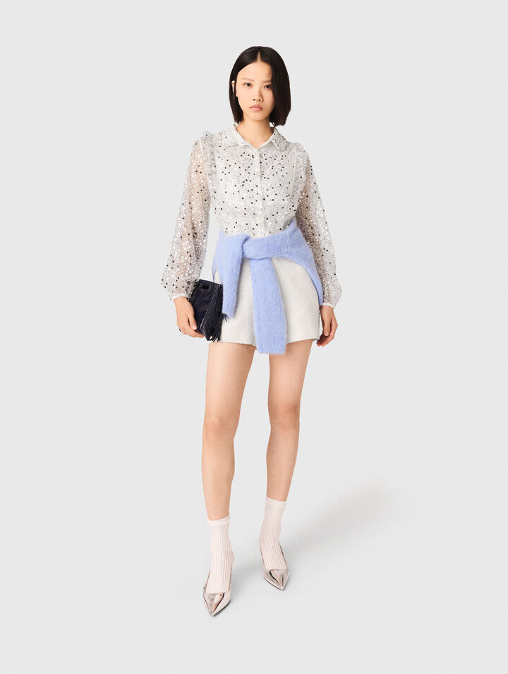 Tutina corta in tweed