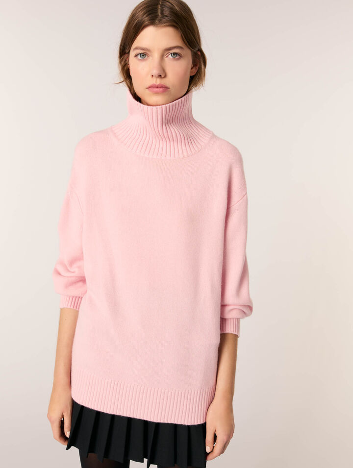 Maglia dolcevita in lana e cashmere