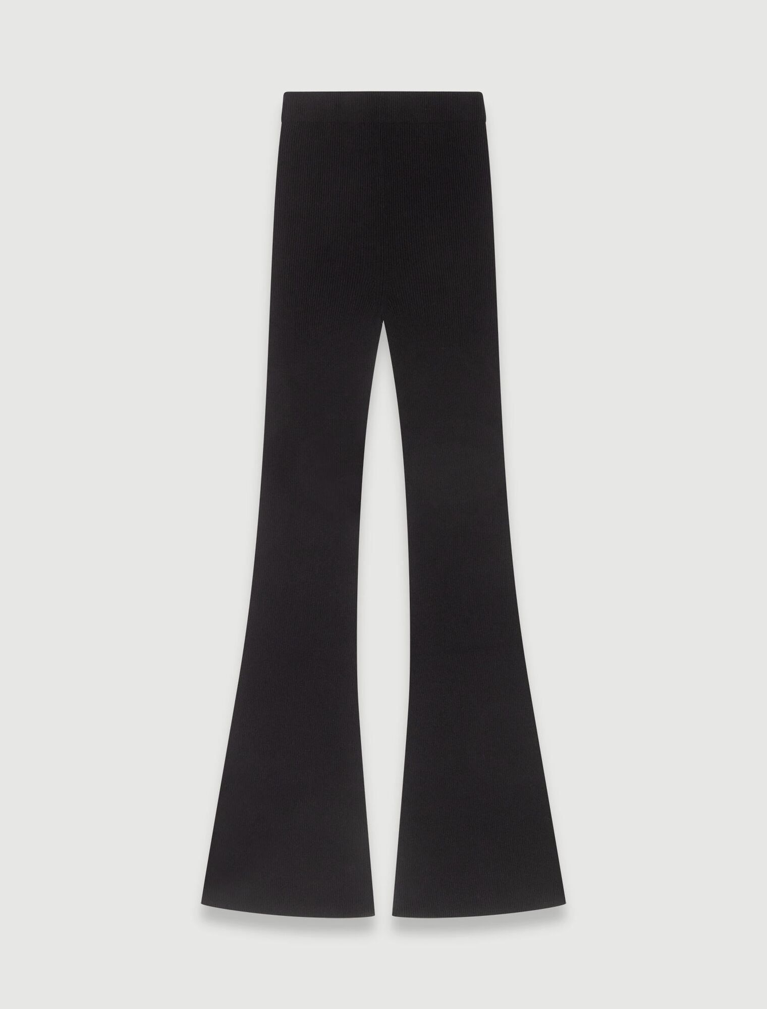 Pantaloni in maglia a costine