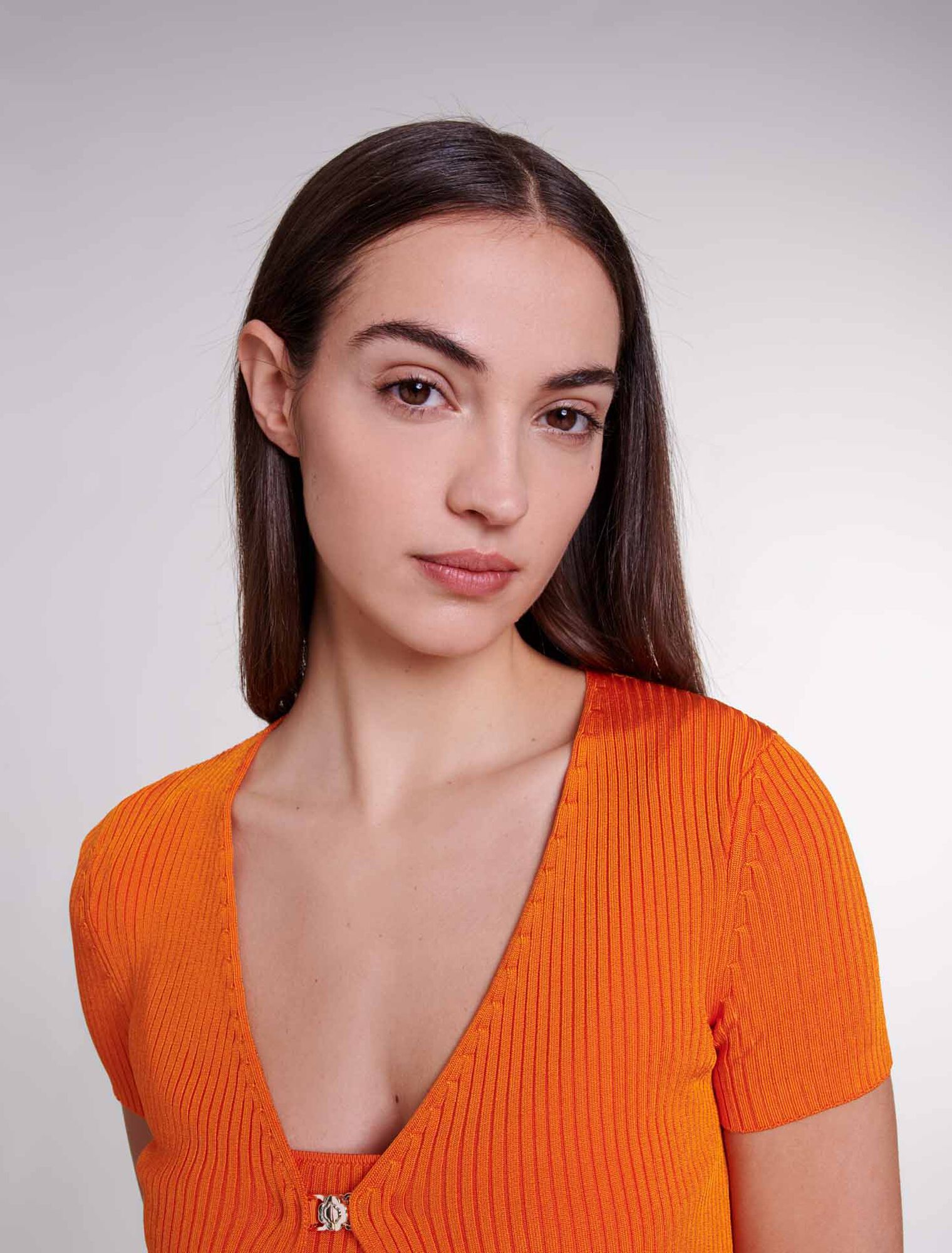 Twin set in maglia a coste