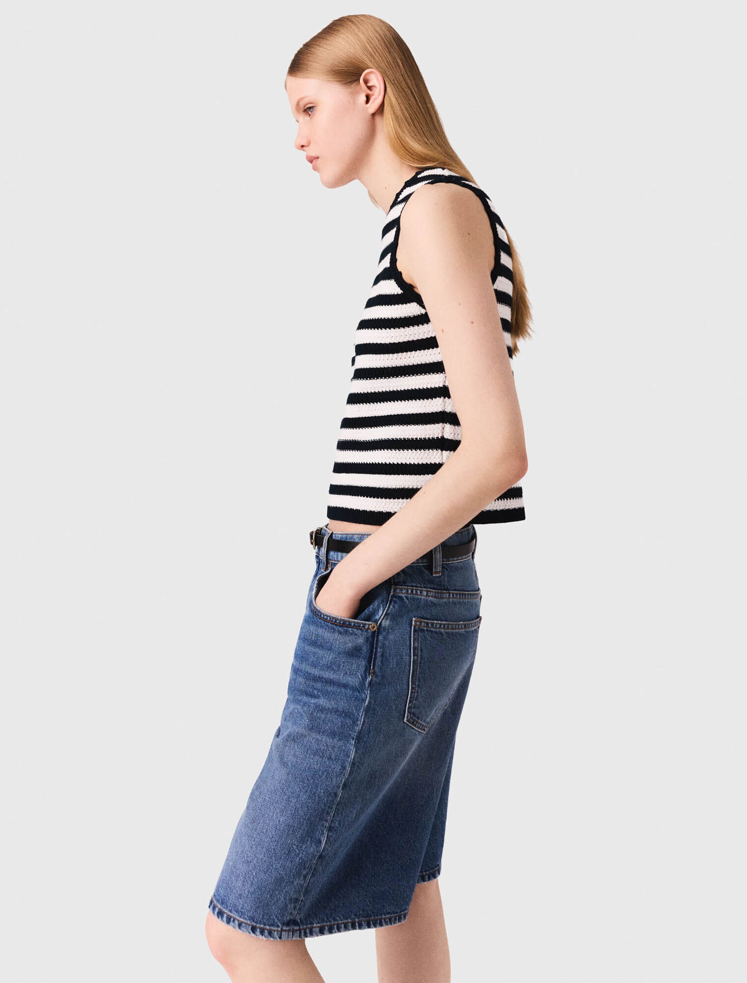 Bermuda in denim