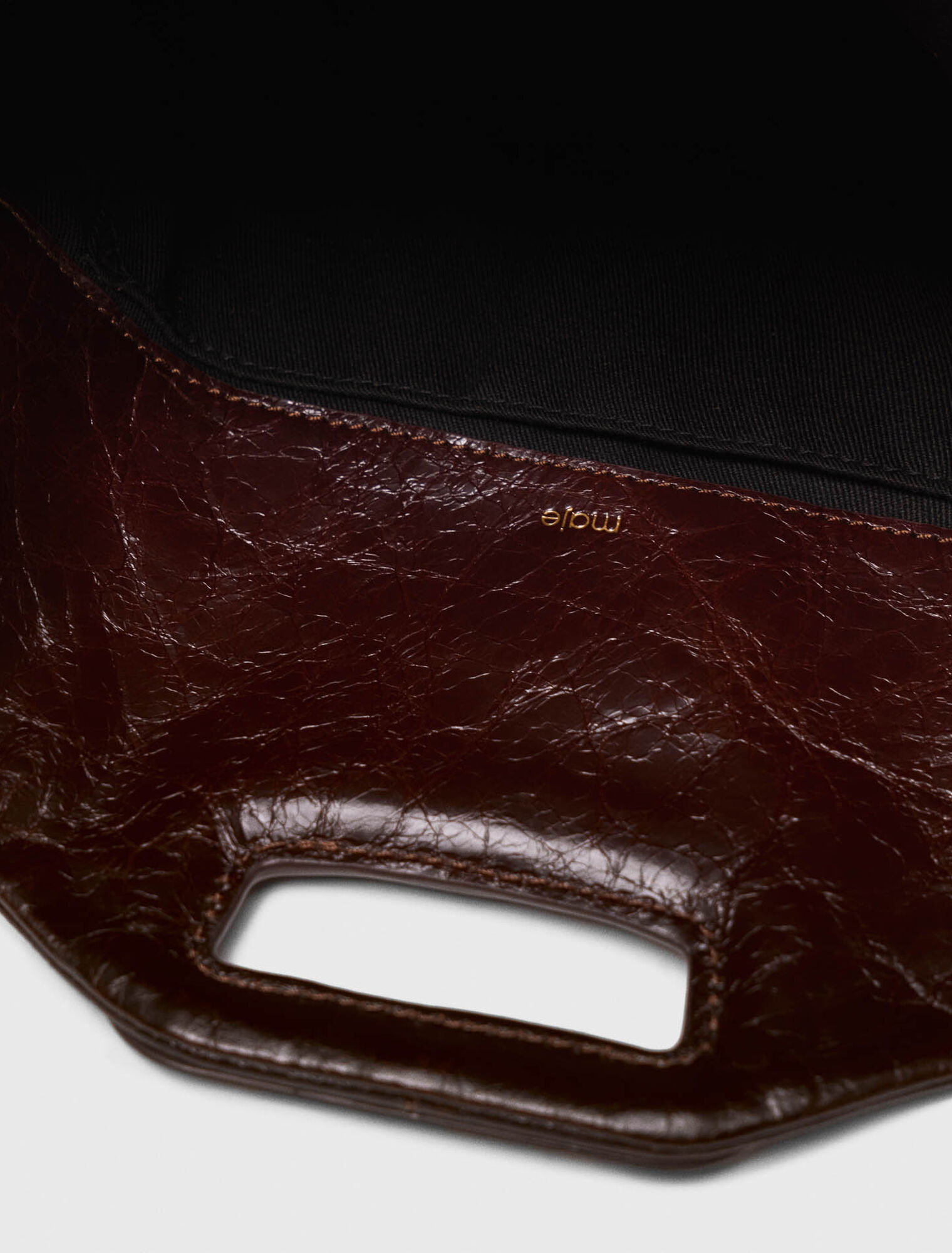 Borsa Miss M in pelle craquelé