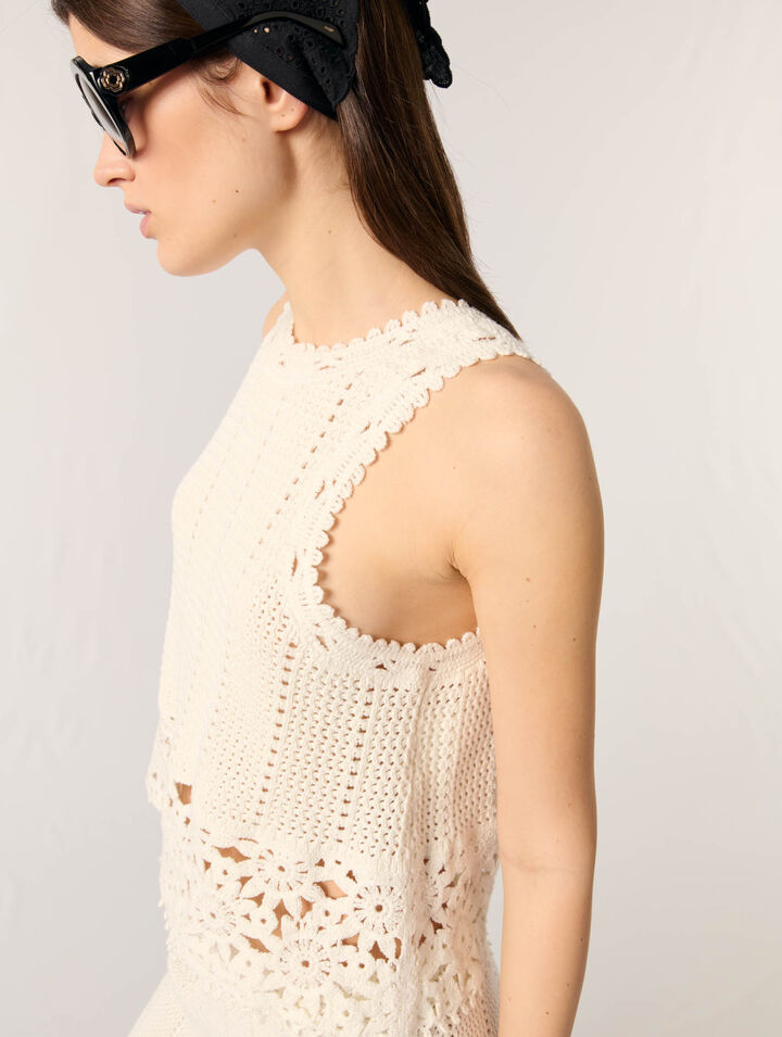 Canottiera in crochet