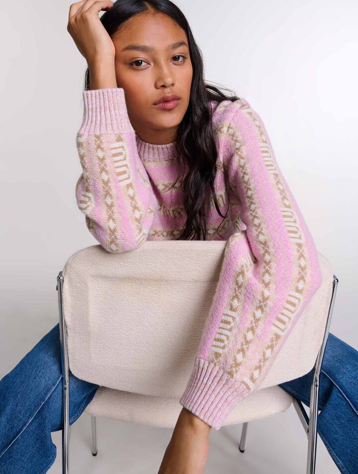 Maglione jacquard