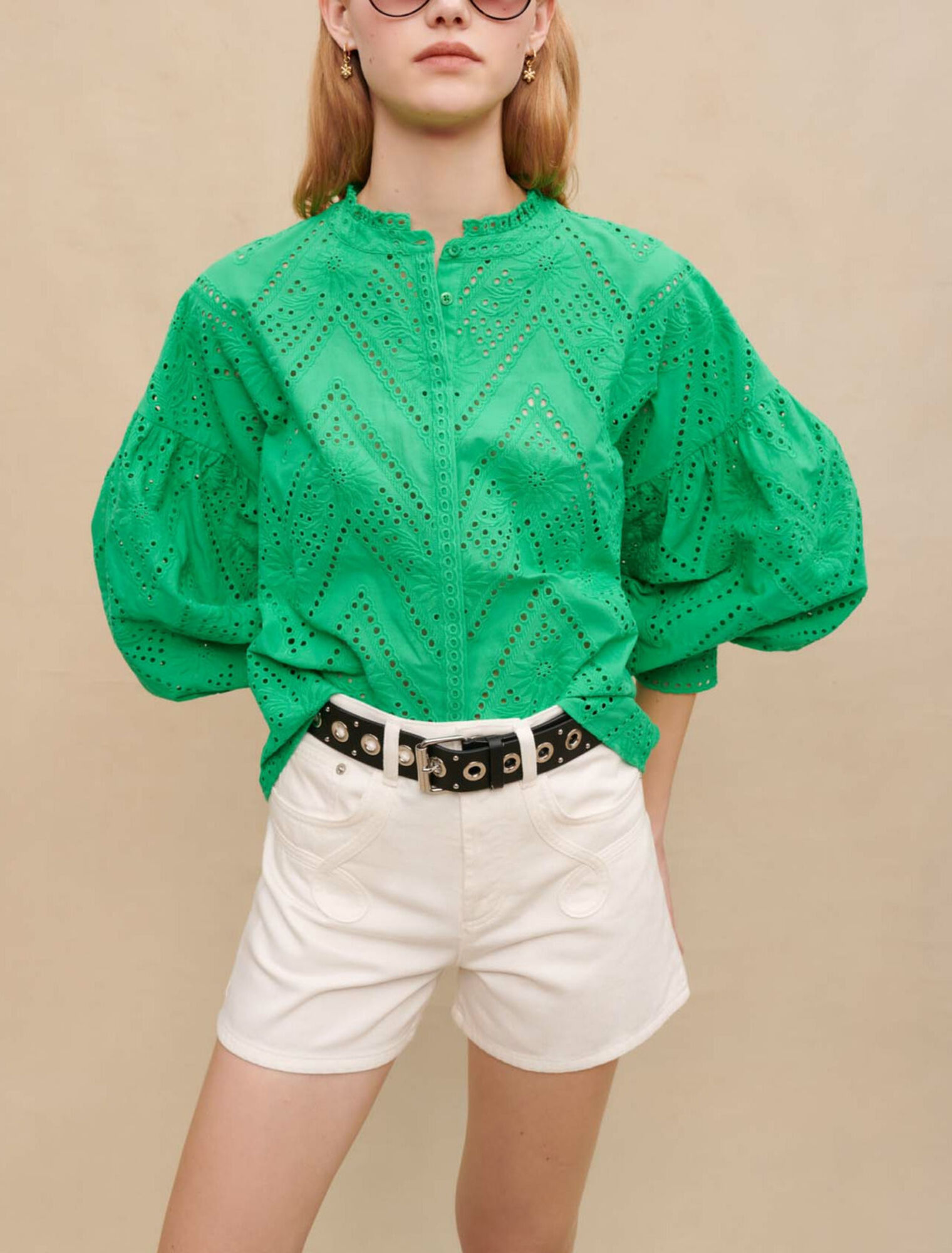 Camicia ricamata