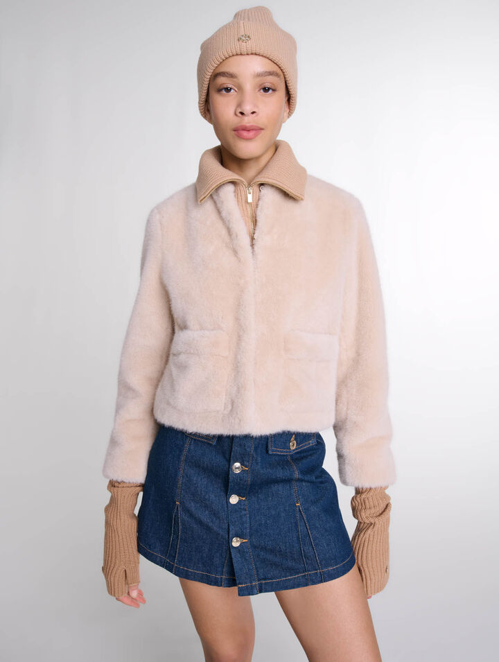 Berretto in lana e cashmere
