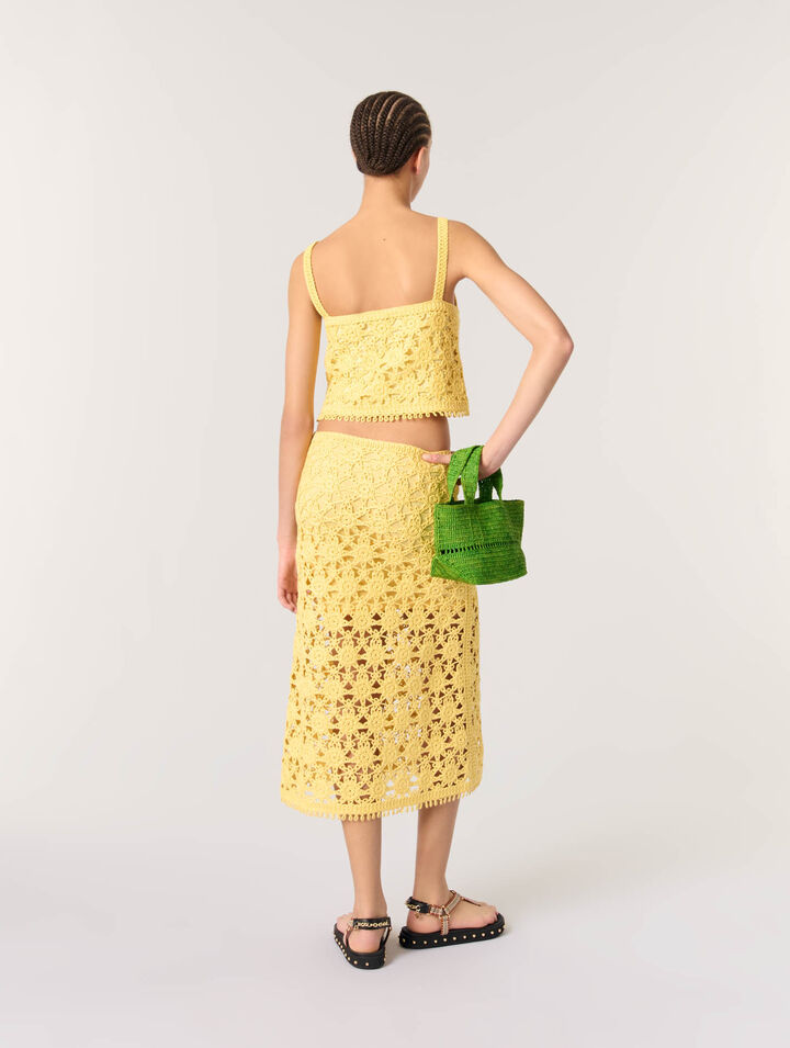 Gonna lunga in crochet