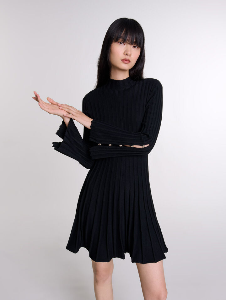Abito corto in maglia