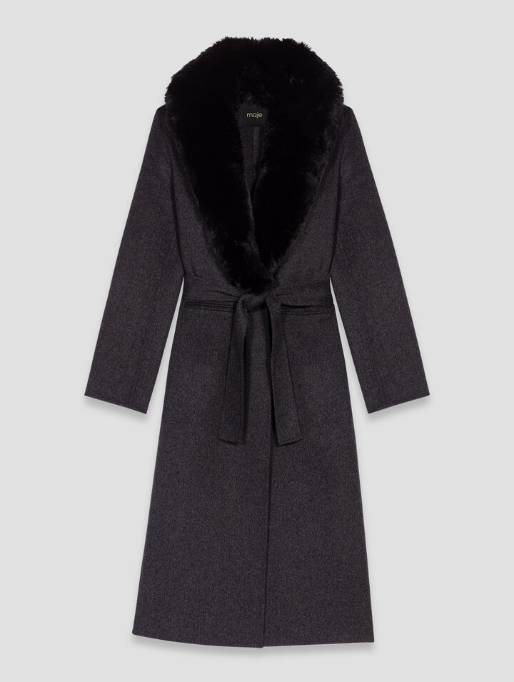 Cappotto in pelliccia sintetica