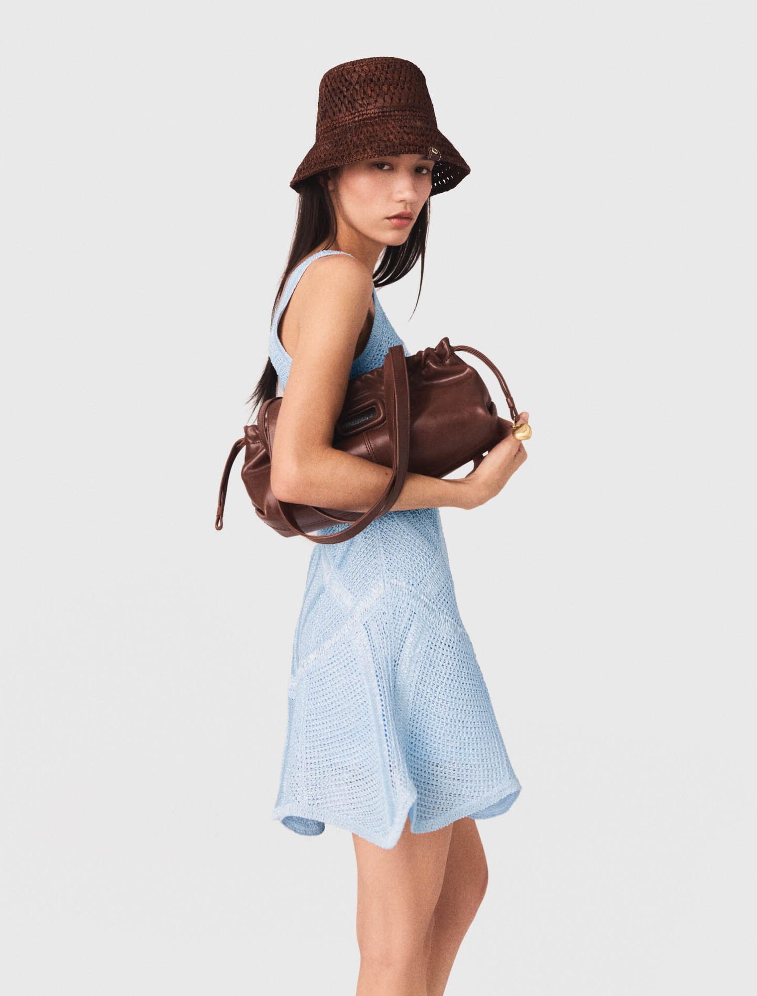 Abito corto in crochet