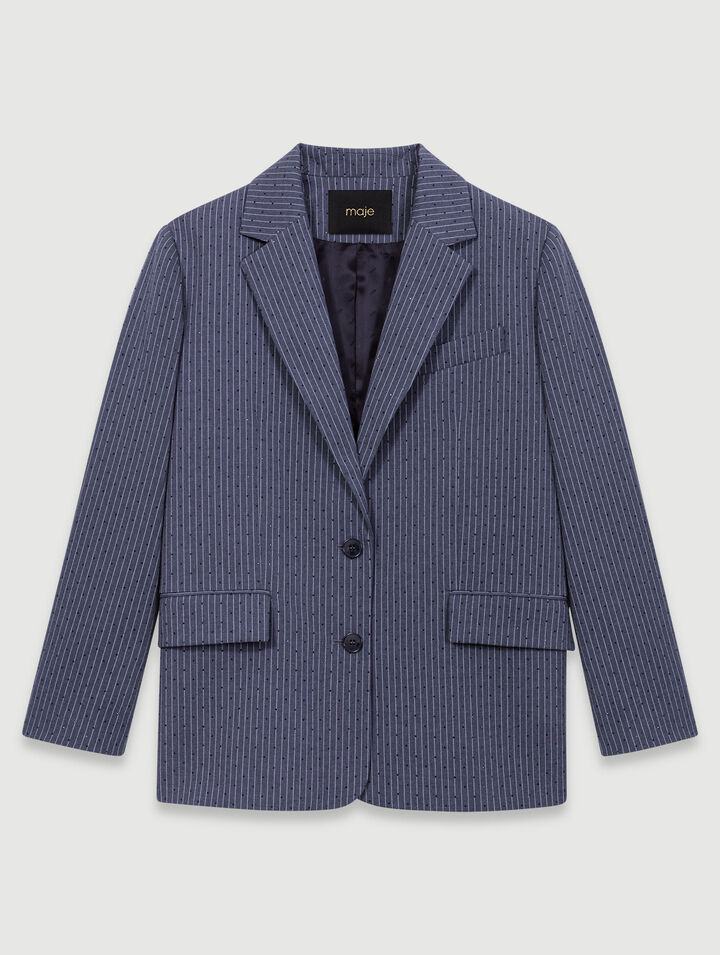 Giacca da tailleur glitterata