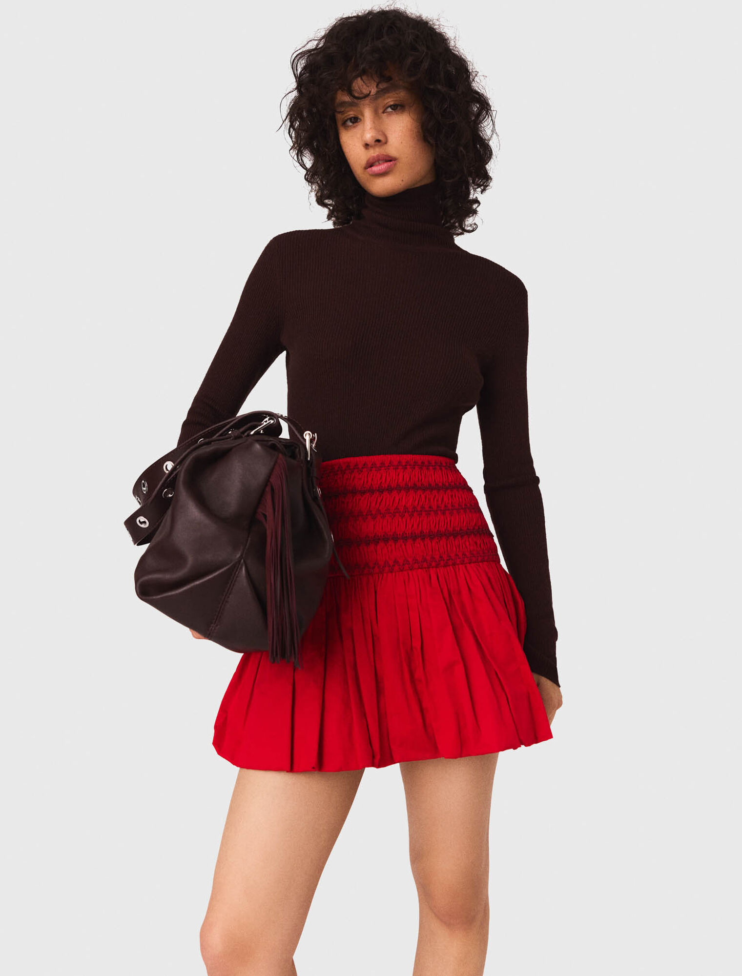 Maglione in lana e seta