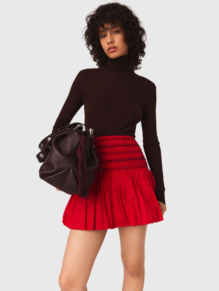 Maglione in lana e seta