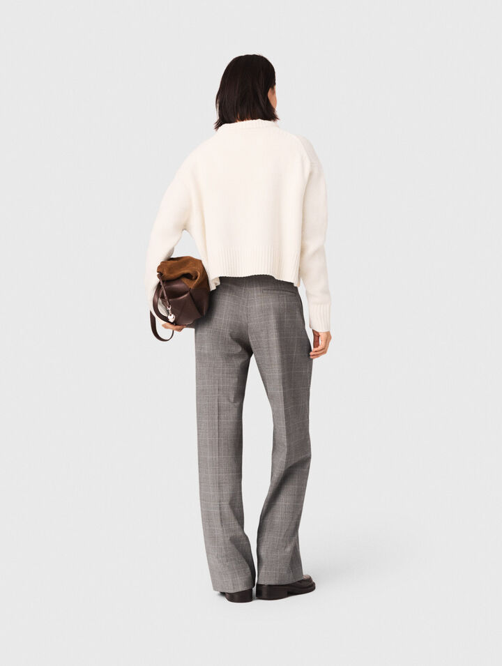 Pantaloni da tailleur a quadri