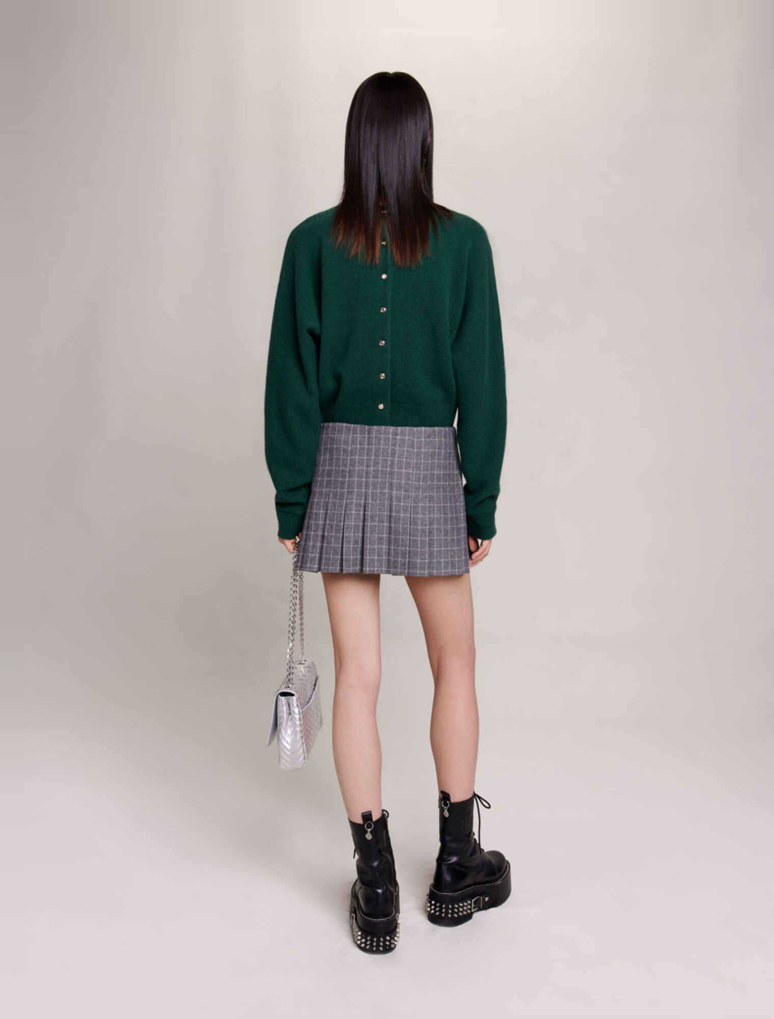 Gonna corta plissettata