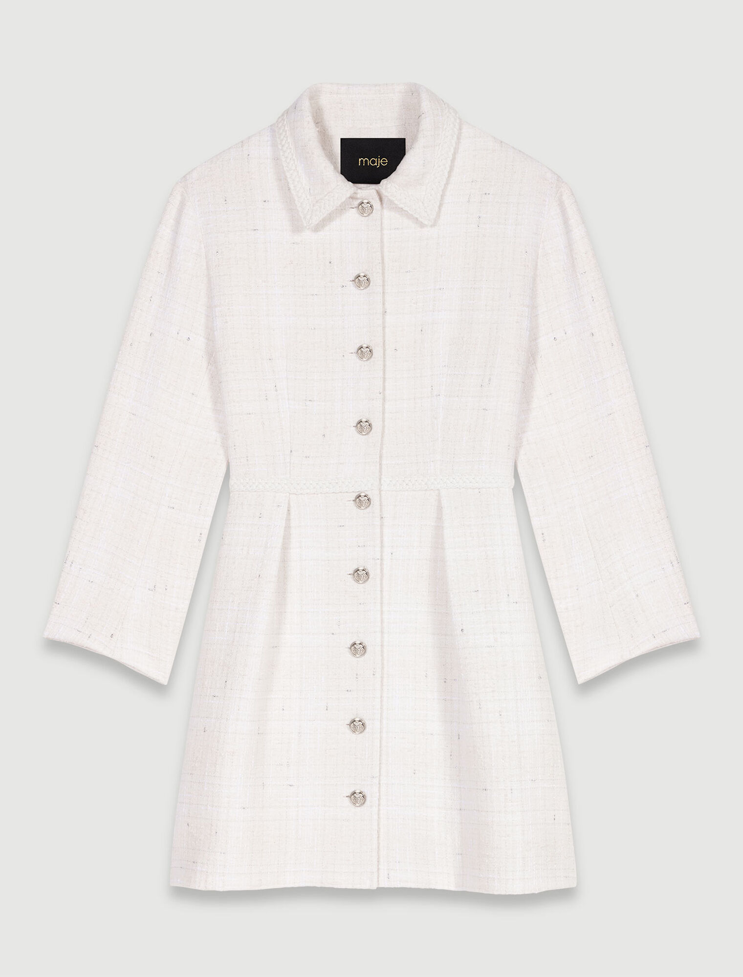 Abito corto in tweed