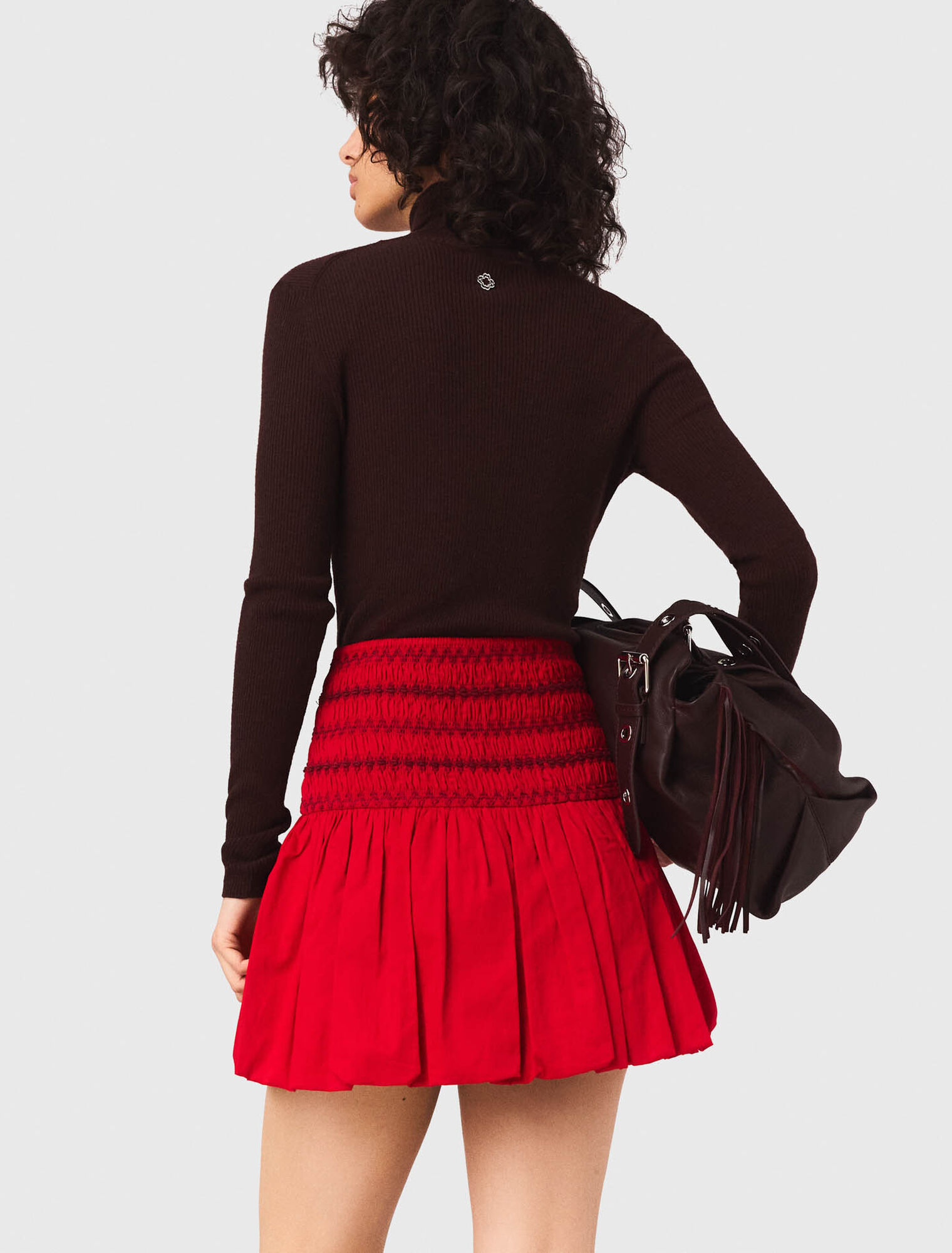 Maglione in lana e seta