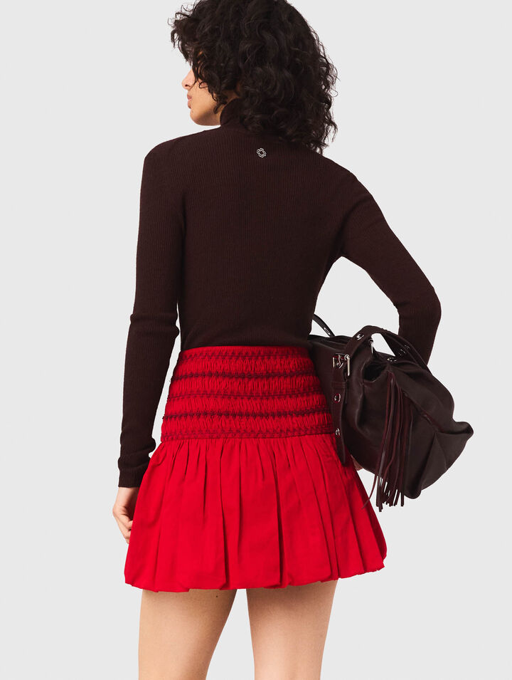 Maglione in lana e seta