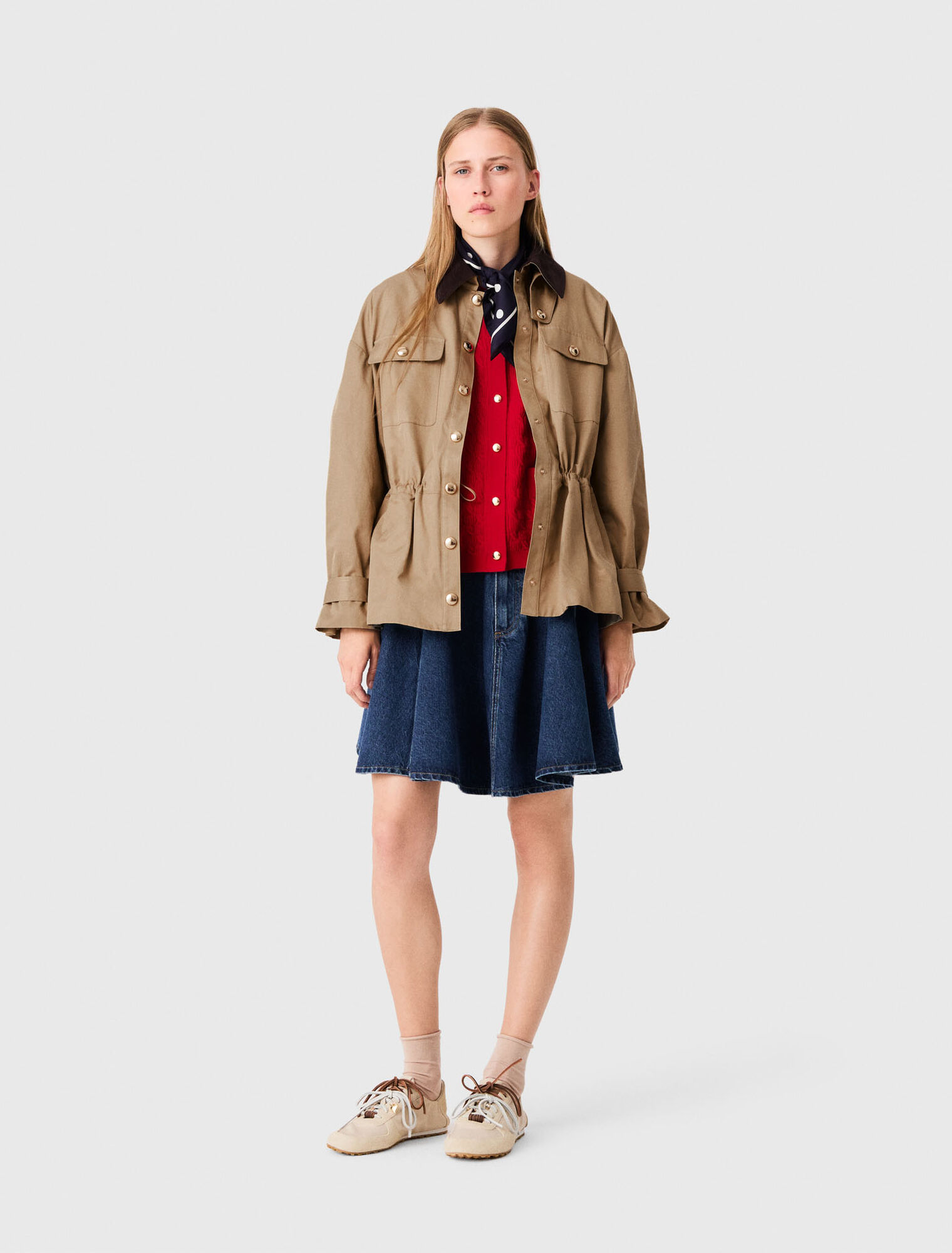Cappotto con fodera rimovibile