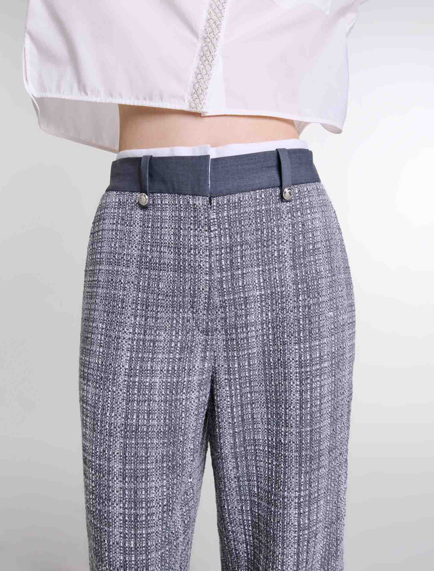 Pantaloni in tweed