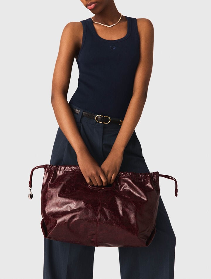 Borsa Miss M tote bag craquel&eacute;