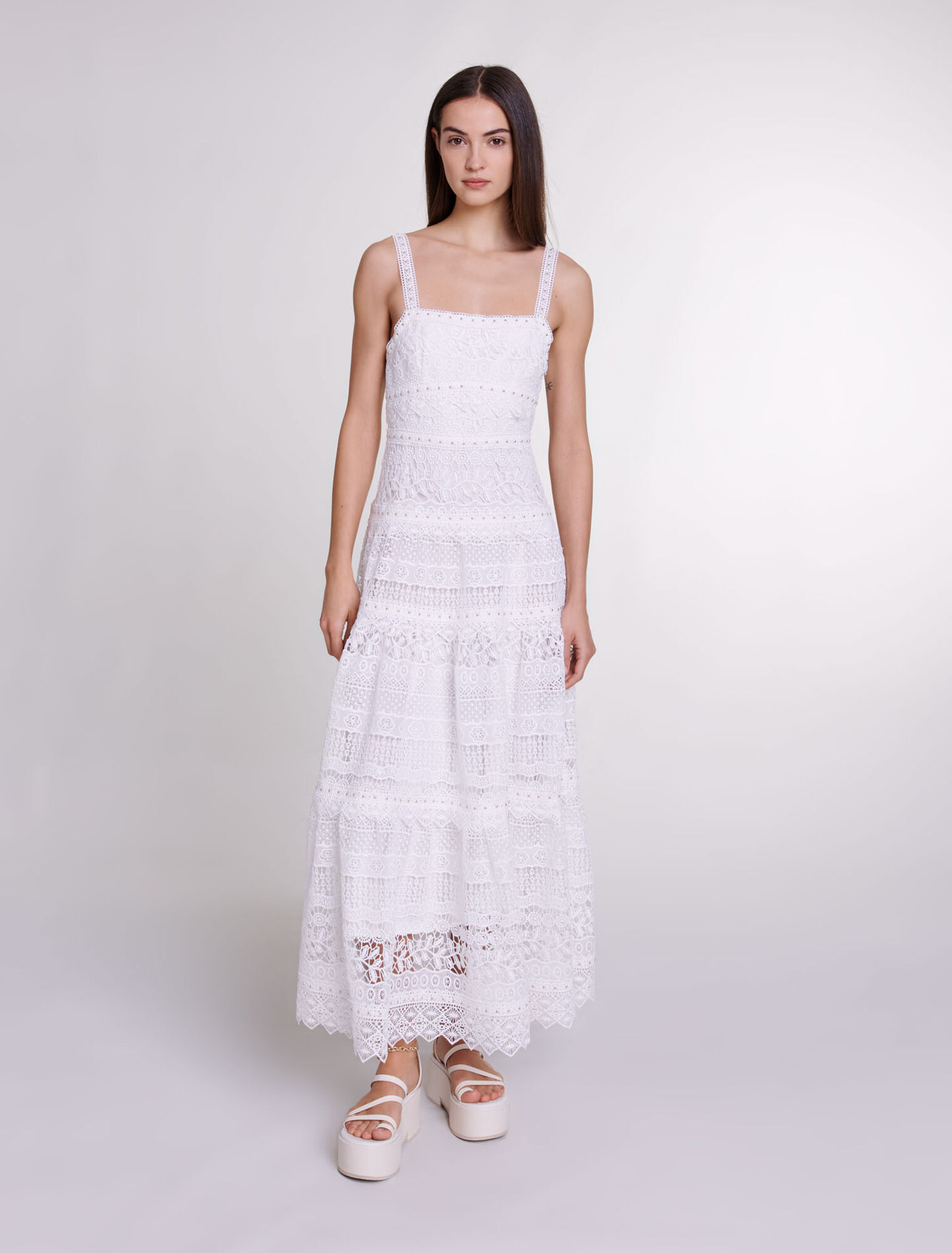Abito lungo in crochet