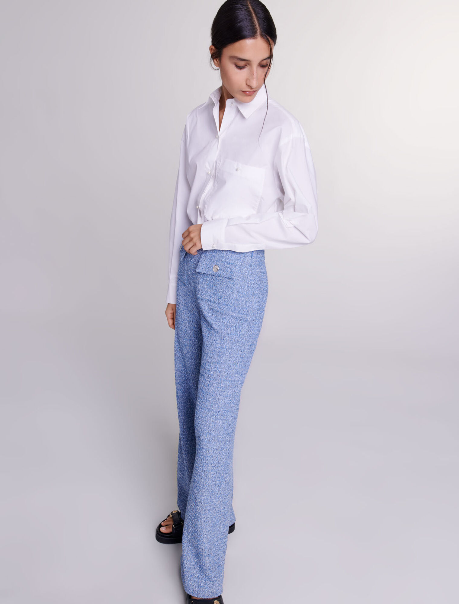 Pantaloni in tweed