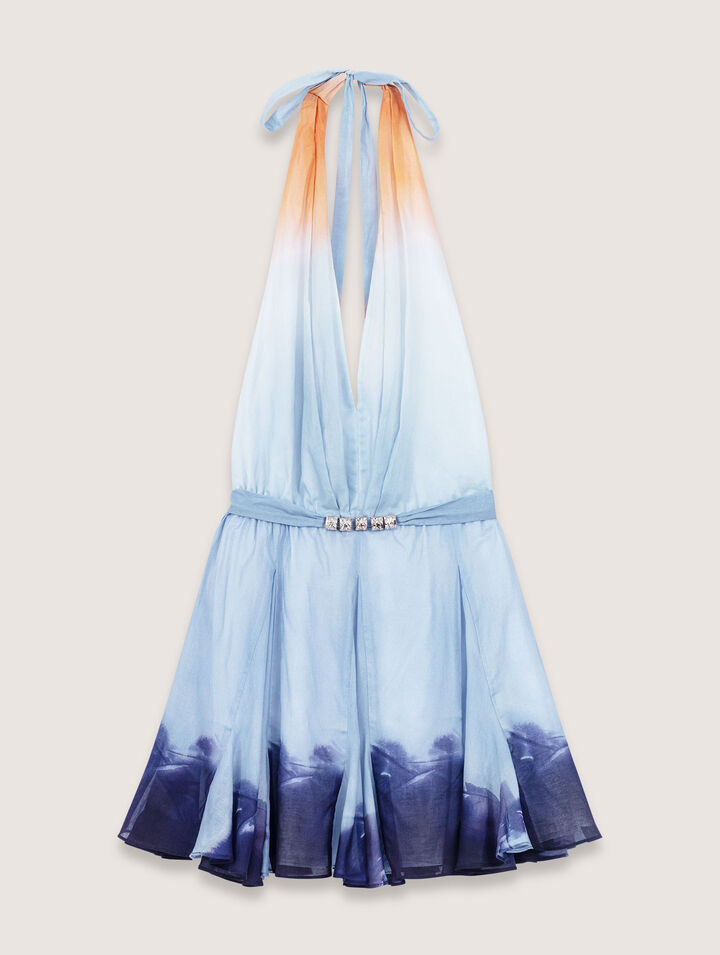 Abito corto tie & dye
