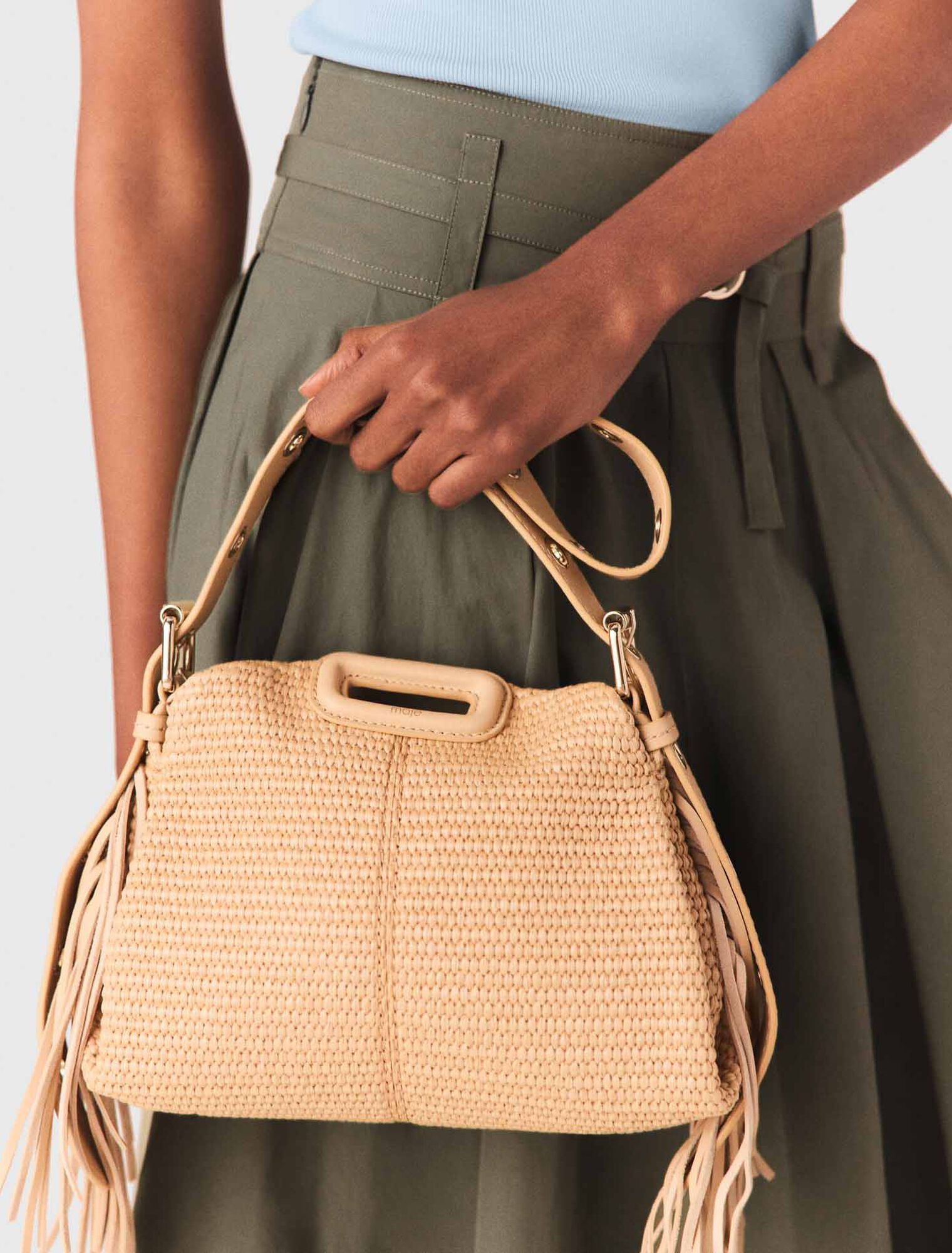 Borsetta Miss M effetto rafia